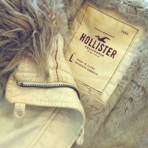 Vintage Hollister Faux Fur Lined Jacket